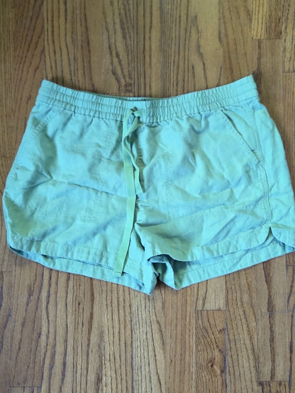 J Crew Factory Soft Green Cotton Shorts